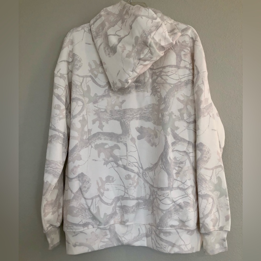Altar'd State AS Revival Ivory Camo Sweatshirt with Hood - Picture 3 of 4